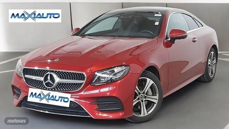Rojo Usado 2020 Mercedes E400 AMG line Coupe | 57.600 € - Imagen 1/4