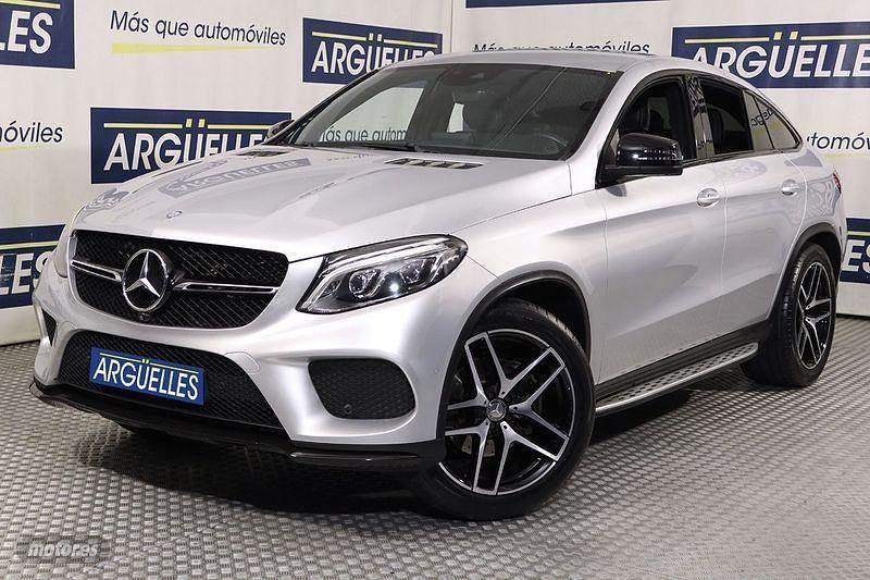Usado Mercedes GLE350 AMG line 258 CV (189 kW) 2016 Plateado Coupe