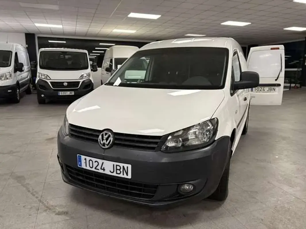 Usado VW Caddy Pro 102 CV (75 kW) 2014 Blanco Monovolumen