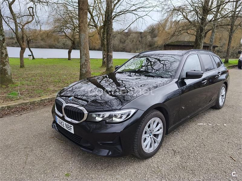 Usado BMW 318 150 CV (110 kW) 2020 Negro Familiar
