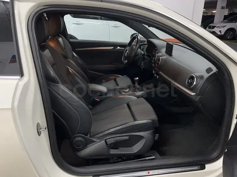 Usado Audi A3 S-Line 110 CV (80 kW) 2015 Blanco Berlina