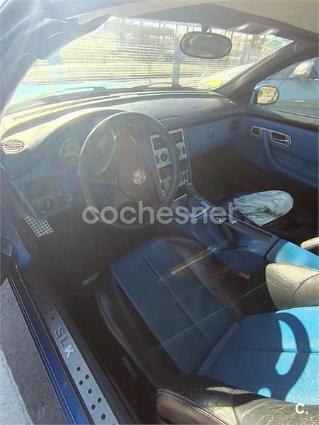 Usado Mercedes SLK200 163 CV (119 kW) 2001 Azul Descapotable