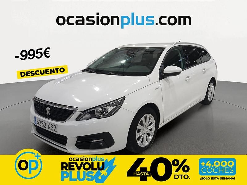Usado Peugeot 308 Style 130 CV (95 kW) 2019 Blanco Familiar