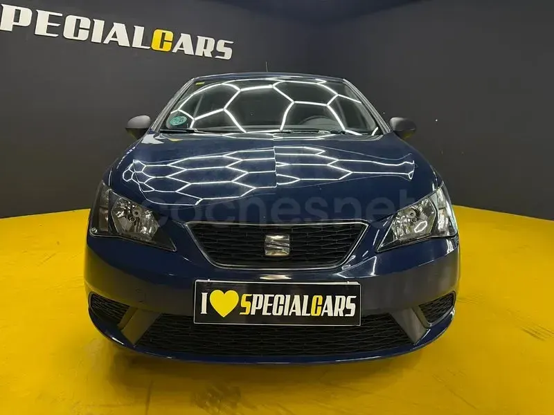 Usado Seat Ibiza Style 95 CV (69 kW) 2016 Azul Berlina