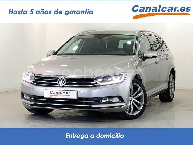 Gris Usado 2017 VW Passat Sportline Familiar | 12.945 € (Super precio) - Imagen 1/4