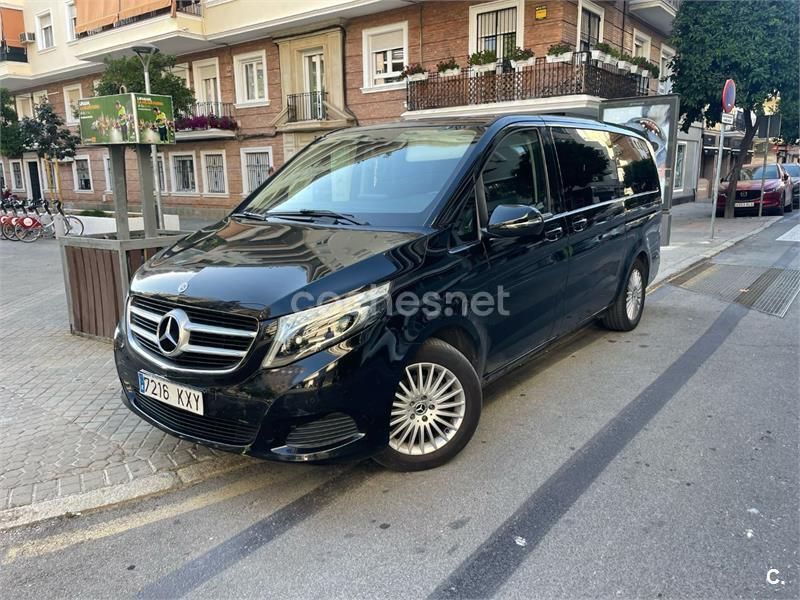 Negro Usado 2019 Mercedes V220 Exclusive Monovolumen | 32.999 € (Super precio) - Imagen 1/4