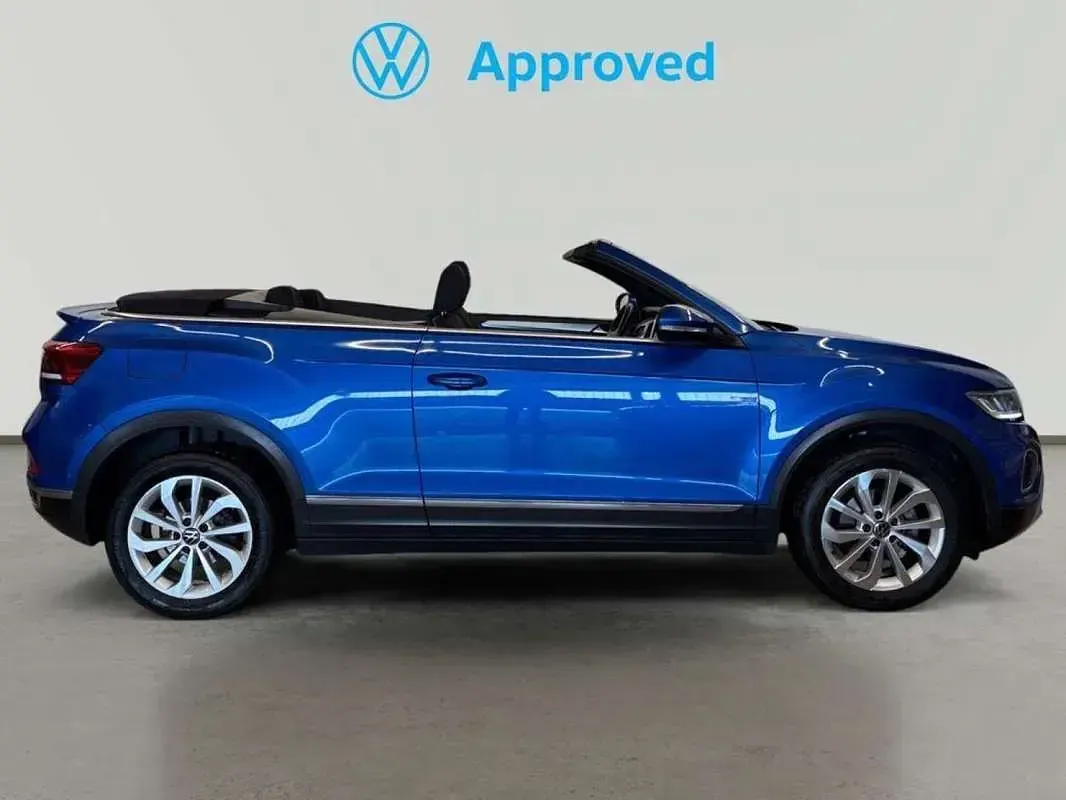 Usado VW T-Roc Cabriolet Style 150 CV (110 kW) 2024 Azul Descapotable