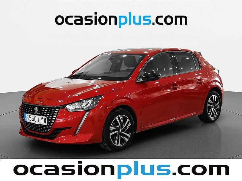 Usado Peugeot 208 Allure 102 CV (75 kW) 2022 Rojo Utilitario