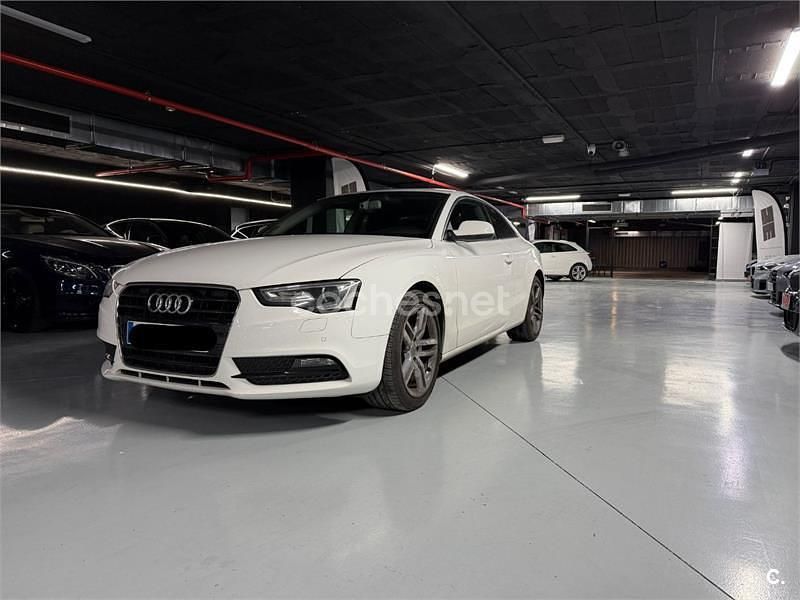 Usado Audi A5 190 CV (139 kW) 2015 Blanco Coupe