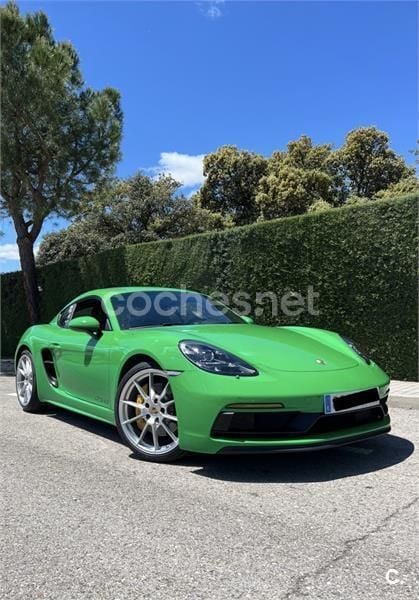 Verde Usado 2020 Porsche 718 Cayman GTS Coupe | 97.490 € - Imagen 1/4