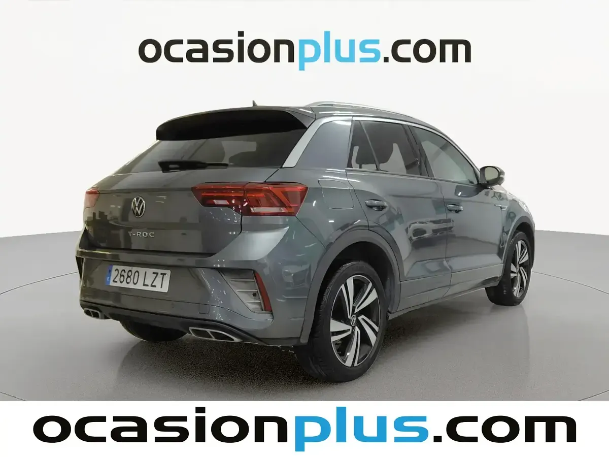 Usado VW T-Roc R-line 150 CV (110 kW) 2022 Gris SUV