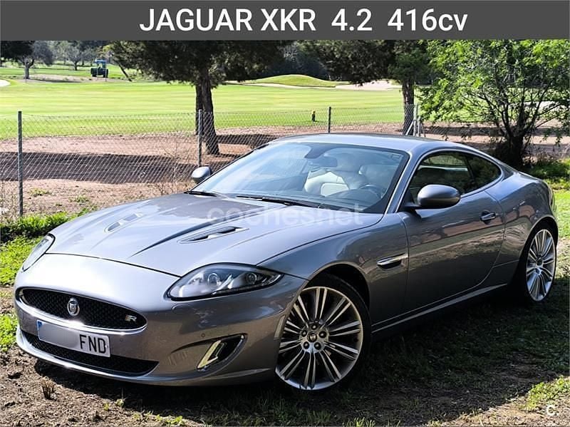 Usado Jaguar XKR 416 CV (305 kW) 2007 Gris / plata Coupe