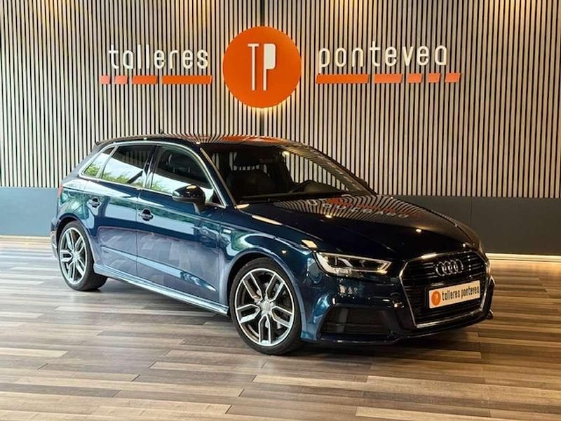 Azul Usado 2020 Audi A3 Sportback S-Line Utilitario | 19.990 € (Precio justo) - Imagen 1/4