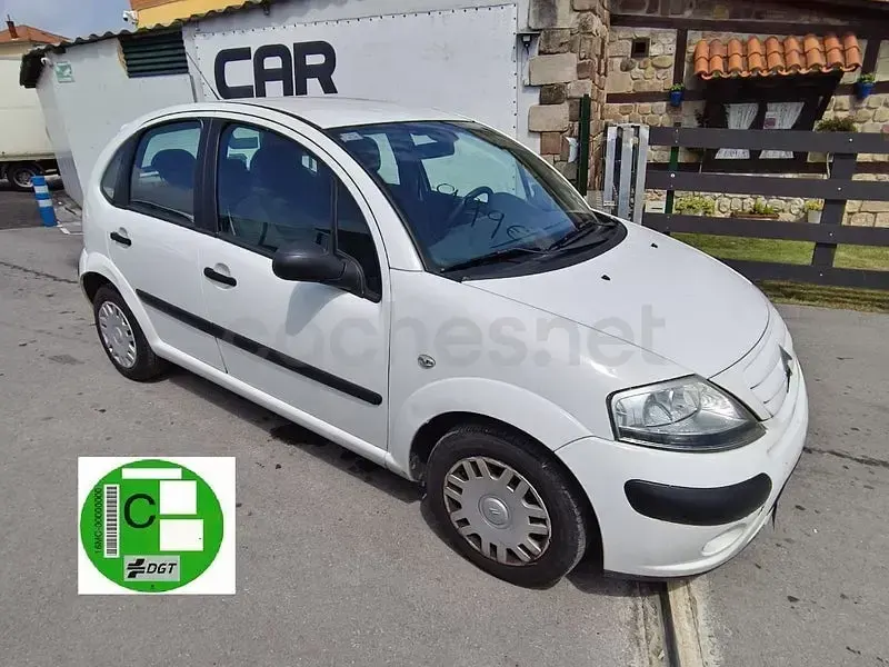 Usado Citroën C3 61 CV (44 kW) 2007 Blanco Berlina
