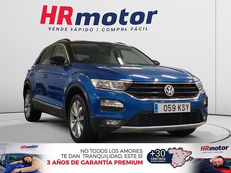 Usado VW T-Roc Advance 116 CV (85 kW) 2019 Azul SUV