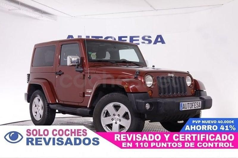 Usado Jeep Wrangler Sahara 200 CV (147 kW) 2012 Granate SUV