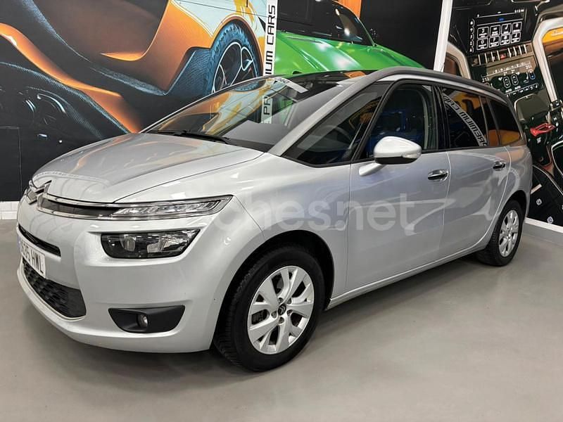 Gris / plata Usado 2014 Citroën Grand C4 Picasso Intensive Monovolumen | 8999 € (Precio justo) - Imagen 1/4