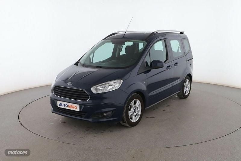 Azul Usado 2015 Ford Tourneo Courier Trend Monovolumen | 10.899 € (Precio justo) - Imagen 1/3