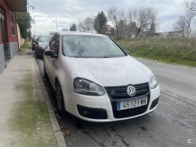 Usado VW Golf V GT 170 CV (125 kW) 2007 Blanco Berlina