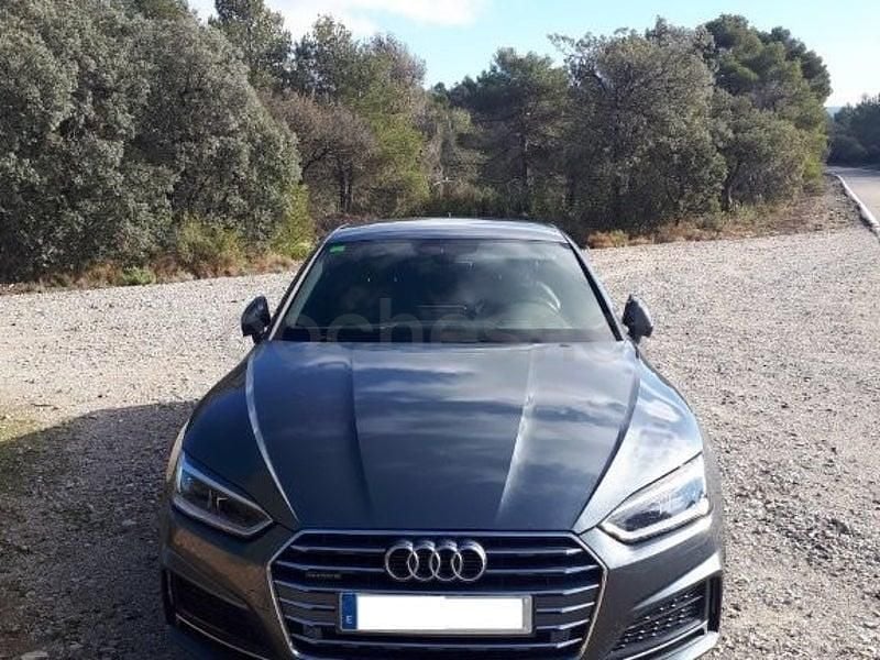 Usado Audi A5 S-Line 252 CV (185 kW) 2017 Gris / plata Coupe