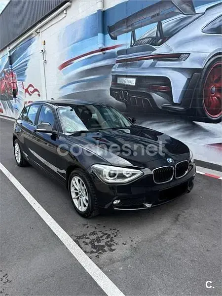 Usado BMW 116 136 CV (100 kW) 2014 Negro Utilitario