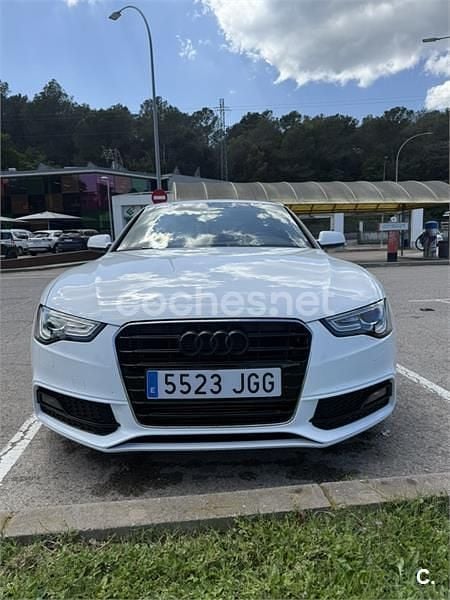 Usado Audi A5 Sportback Advanced 150 CV (110 kW) 2015 Blanco Utilitario
