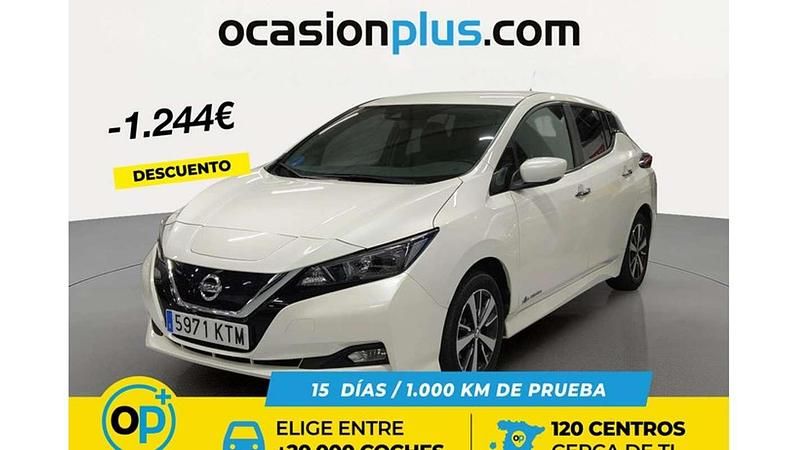 Blanco Usado 2019 Nissan Leaf Acenta Utilitario | 12.446 € (Buen precio) - Imagen 1/4