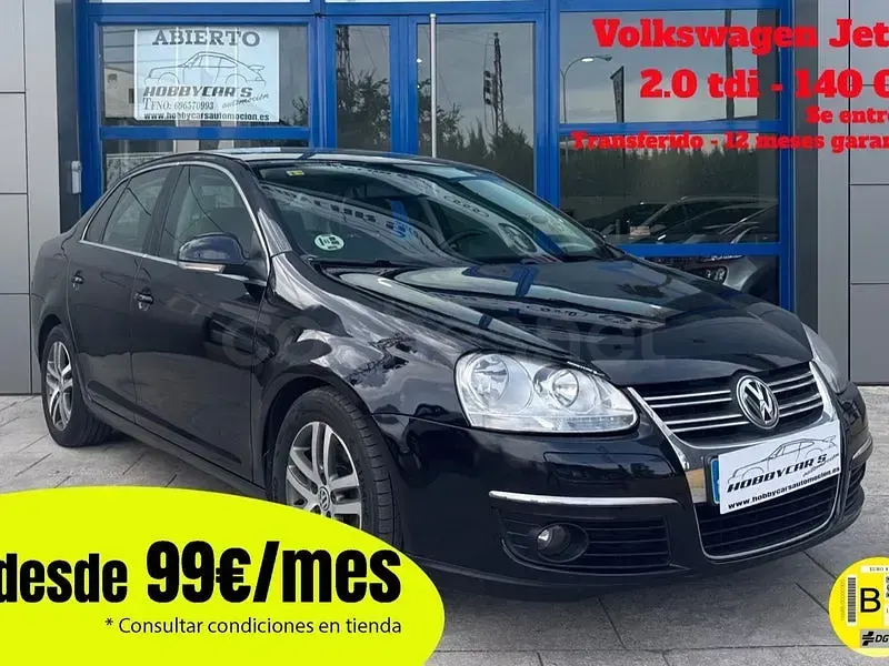 Usado VW Jetta Advance 140 CV (102 kW) 2007 Negro Berlina