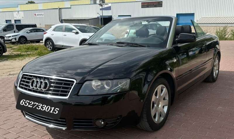 Negro Usado 2003 Audi A4 Cabriolet Descapotable | 4500 € - Imagen 1/4