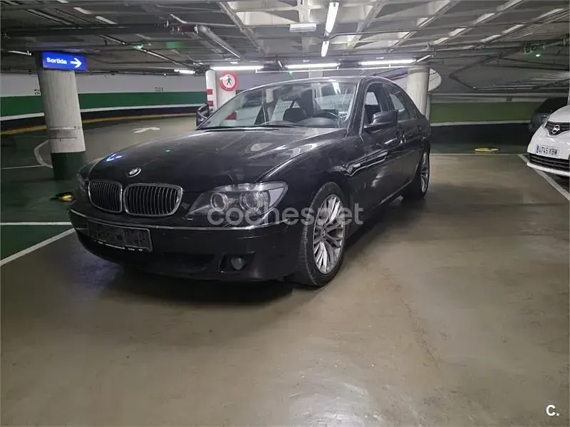 Usado BMW 730 231 CV (169 kW) 2008 Negro Berlina