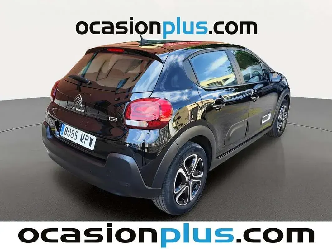 Usado Citroën C3 PureTech 82 CV (60 kW) 2024 Negro Utilitario