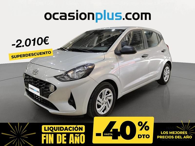 Gris / plata Usado 2022 Hyundai i10 Utilitario | 9990 € (Precio justo) - Imagen 1/4