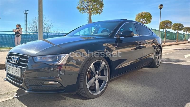 Negro Usado 2013 Audi A5 Sportback Berlina | 16.250 € (Precio justo) - Imagen 1/4