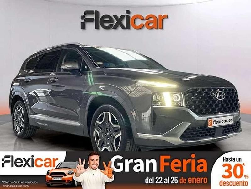Gris Usado 2021 Hyundai Santa Fe Style SUV | 28.790 € (Buen precio) - Imagen 1/4