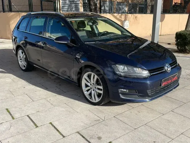 Usado VW Golf VII Sportline 110 CV (80 kW) 2016 Azul Familiar
