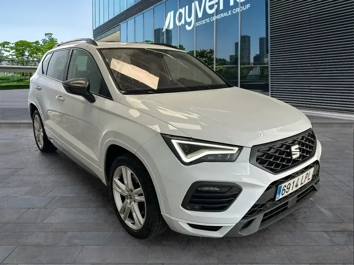Usado Seat Ateca FR 150 CV (110 kW) 2021 Blanco SUV