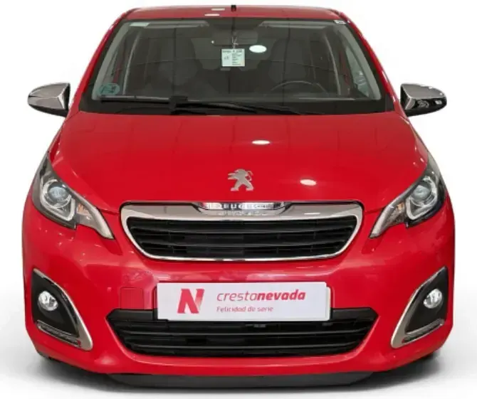 Usado Peugeot 108 Active 72 CV (52 kW) 2021 Rojo