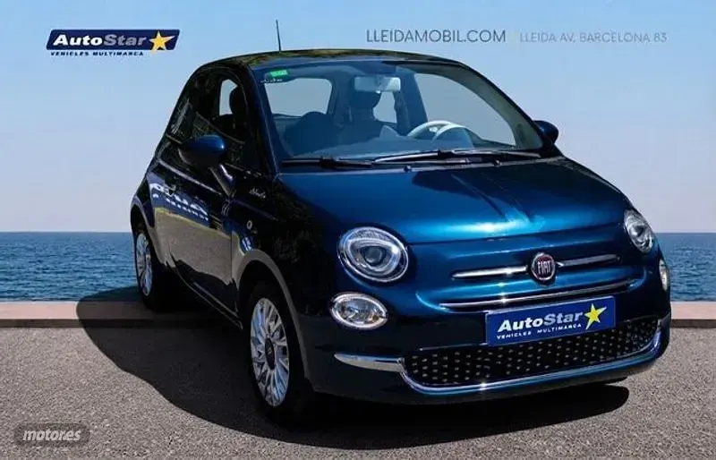 Usado Fiat 500 Dolcevita 69 CV (50 kW) 2022 Azul Berlina