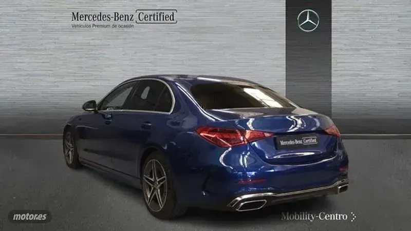 Usado Mercedes C200 204 CV (150 kW) 2021 Azul Berlina