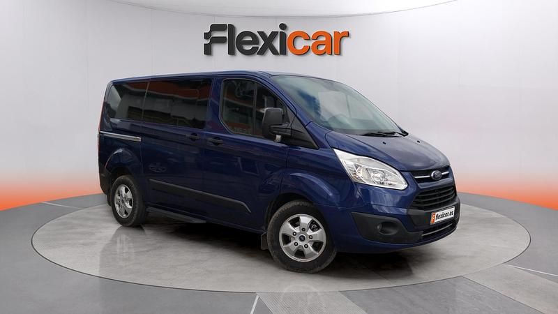 Usado Ford Transit Custom Trend 130 CV (95 kW) 2017 Azul Familiar