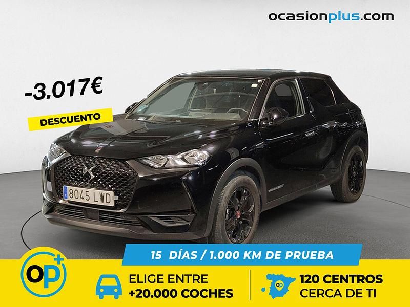 Usado DS Automobiles DS3 Crossback Performance 110 CV (80 kW) 2022 Negro SUV