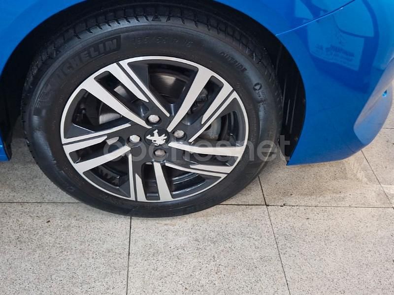 Usado Peugeot 208 Allure 100 CV (73 kW) 2020 Azul Utilitario