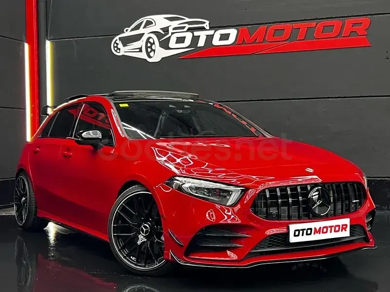 Usado Mercedes A35 AMG 306 CV (225 kW) 2019 Rojo Berlina