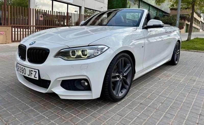 Blanco Usado 2015 BMW 220 Sport Line Descapotable | 14.300 € (Precio justo) - Imagen 1/4