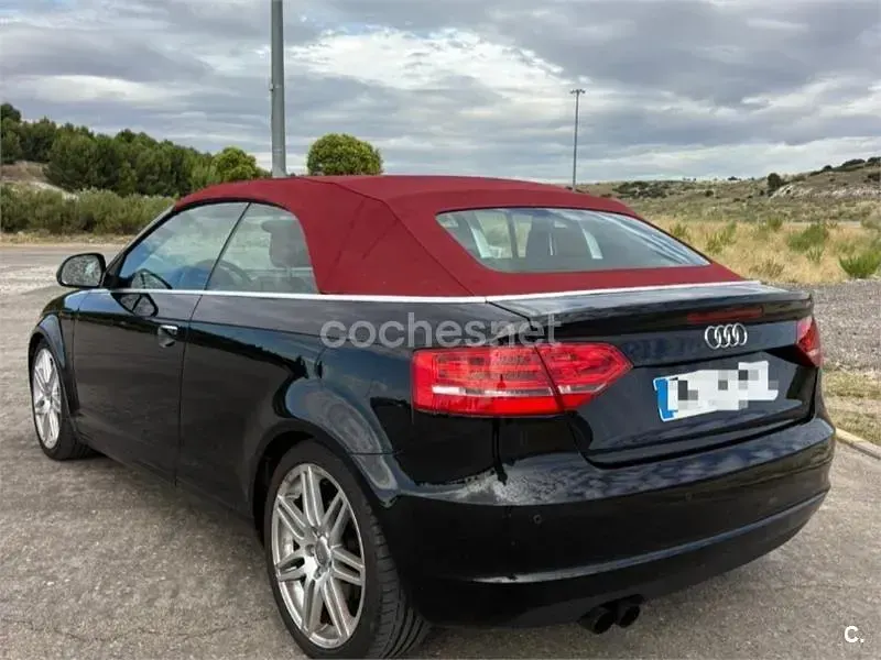 Usado Audi A3 Cabriolet Ambition 200 CV (147 kW) 2008 Negro Descapotable