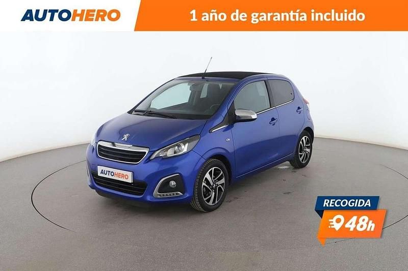 Azul Usado 2020 Peugeot 108 Allure Utilitario | 11.428 € (Precio justo) - Imagen 1/3