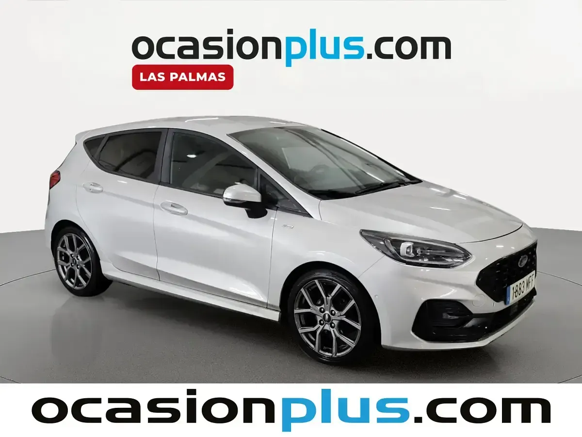 Begagnad Ford Fiesta ST-Line 125 HK (91 kW) 2023 Grå Halvkombi