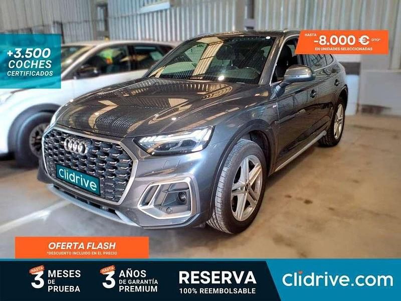 Gris Usado 2022 Audi Q5 S-Line SUV | 27.790 € (Super precio) - Imagen 1/3