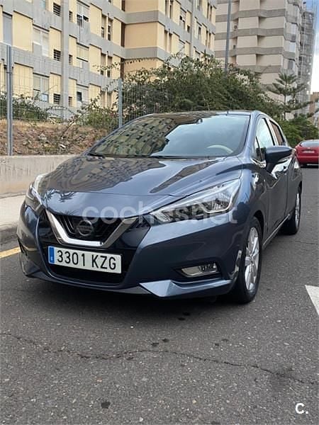 Usado Nissan Micra Visia 100 CV (73 kW) 2019 Gris / plata Utilitario