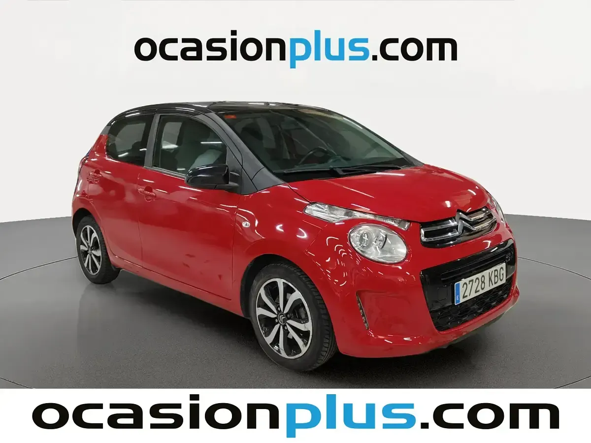 Usado Citroën C1 PureTech 82 CV (60 kW) 2017 Rojo Utilitario